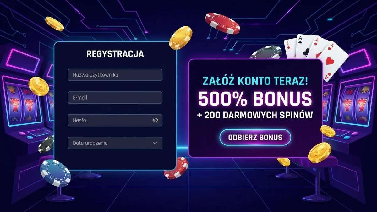Rejestracja z bonusem